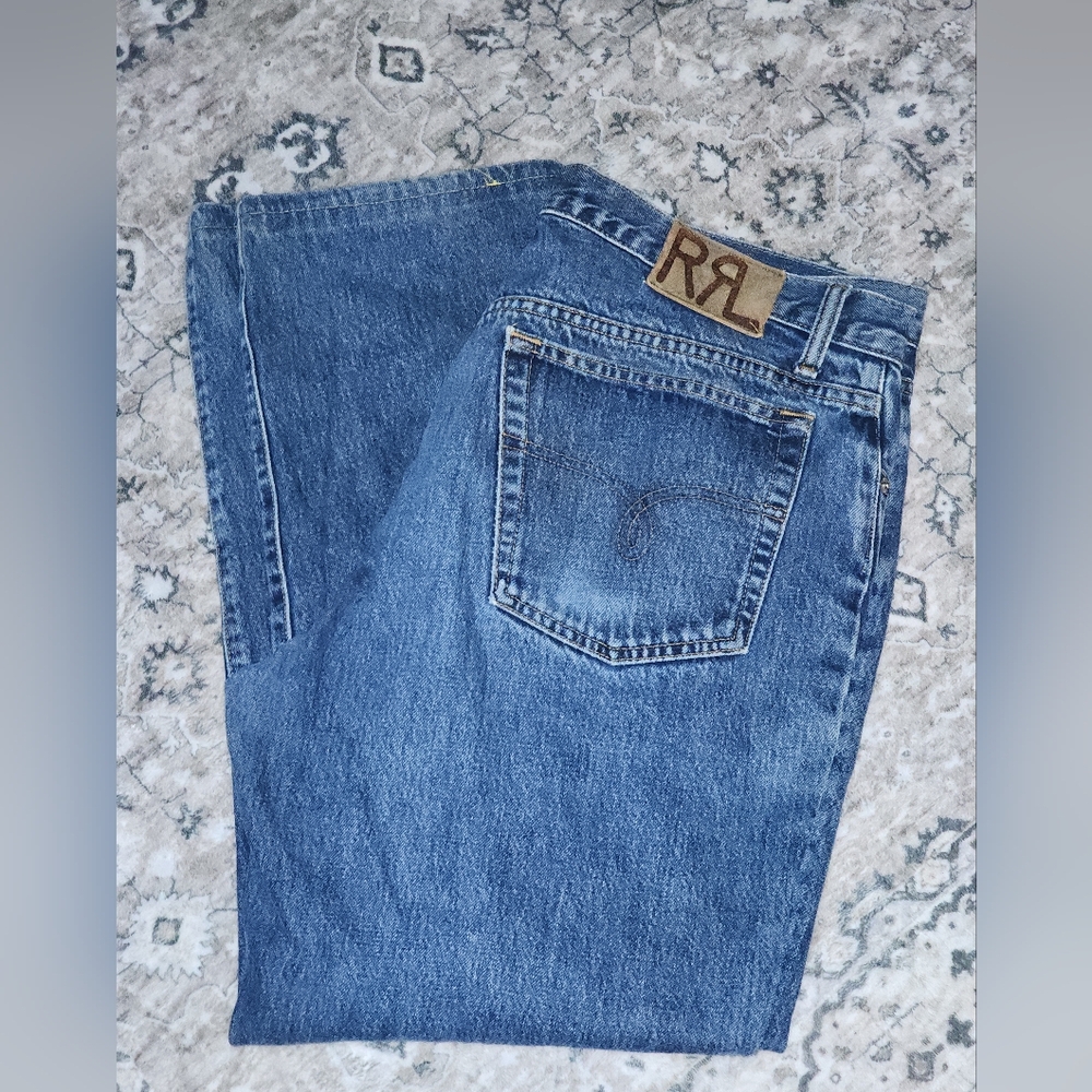 Vintage DOUBLE R Ralph Lauren Jeans Size 36” x 27” Made In USA